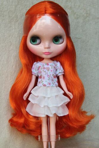 Takara 12 Neo Blythe Doll From Factory Nude Doll Long Orange Hair N189 Ebay