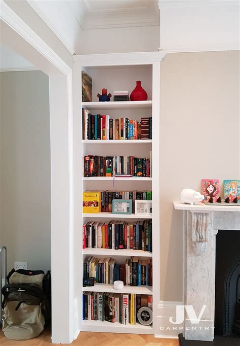 Bespoke Fitted Bookcases Alcove Shelving And Cabinets In London Jv