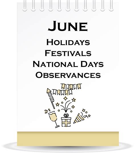 June Holidays Around The World Web