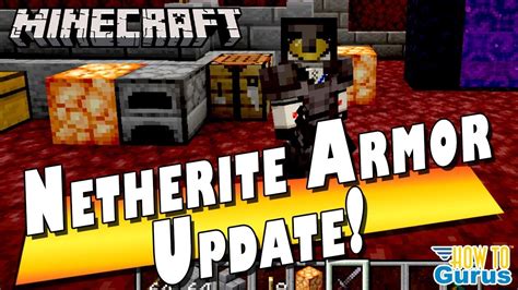 Minecraft Netherite Armor Update 20w10a New Way To Craft Netherite Armor In 2020 Minecraft