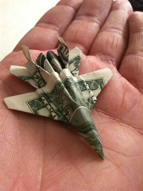 How To Fold An Origami F 18 Fighter Jet Out Of A Dollar