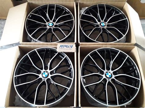 Alloy Wheels 19 Inch Black Alloys Bmw 405m M Sport Performance 3 Series