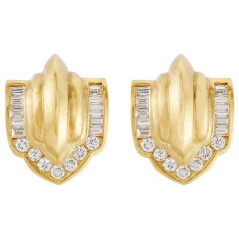 Clip On Diamond Wing Earrings For Sale Free Shipping At 1stdibs
