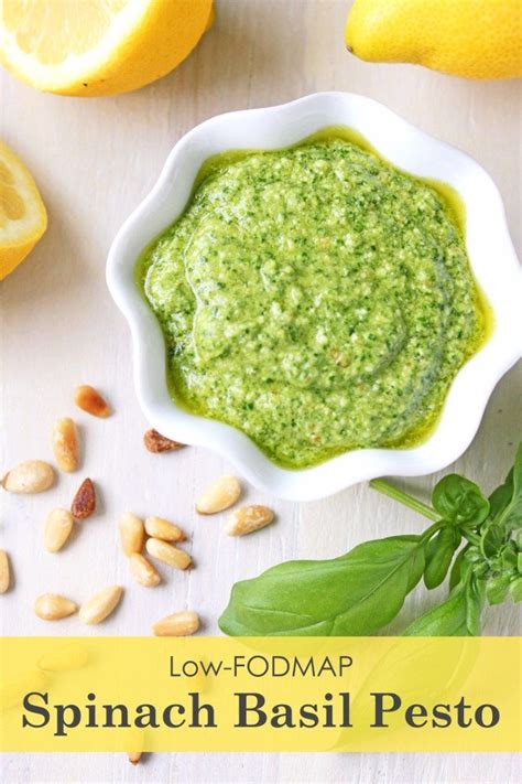 Low FODMAP Spinach Basil Pesto Delicious As It Looks Recipe In Spinach Basil Pesto