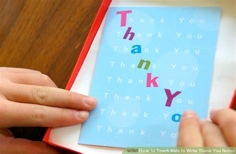 How To Teach Kids To Write Thank You Notes 6 Steps