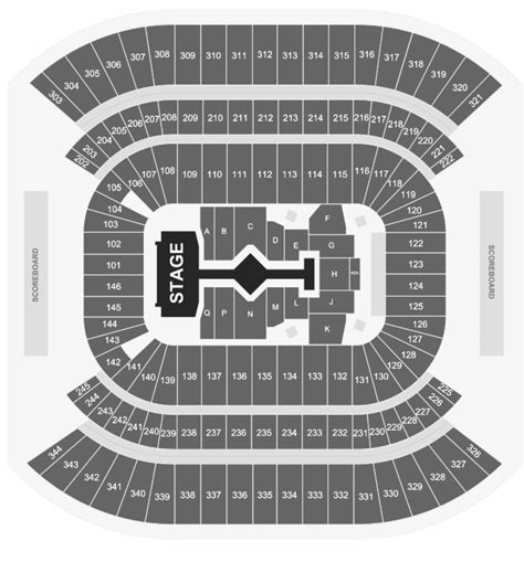 Atandt Stadium Seating Chart Eras Tour
