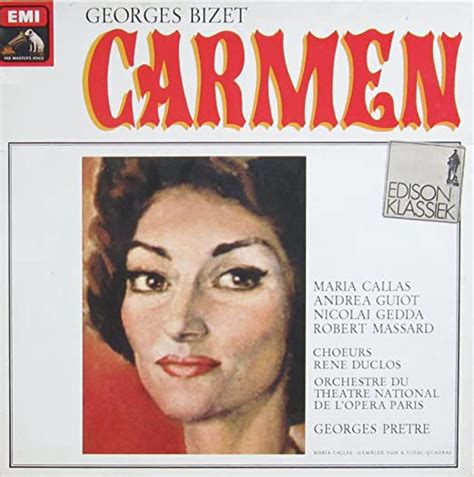 Bizet Carmen Vinyl Lp Schallplatte Box Set Maria Callas