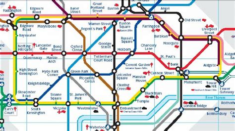 Topological Map Of The London Underground Download Scientific Diagram