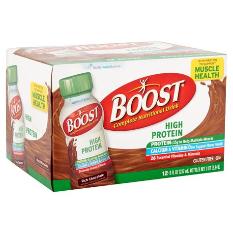 Boost High Protein Rich Chocolate Complete Nutritional Drinks, 8 fl oz ...