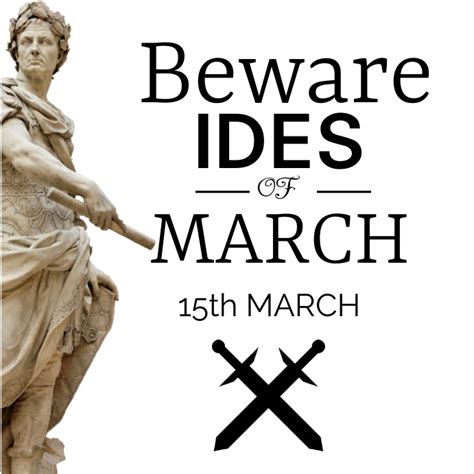 Ides Of March Template Postermywall