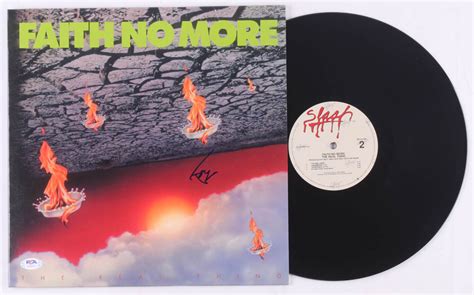 Mike Patton Signed Faith No More The Real Thing Vinyl Record Album
