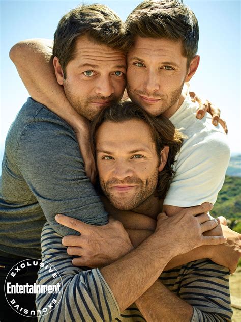 Jensen Ackles Jared Padalecki And Misha Collins