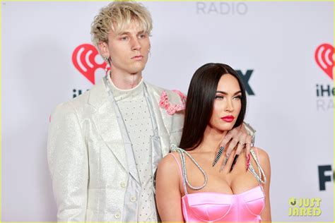 Megan Fox Wows In Pink Bodysuit While Supporting Machine Gun Kelly At Iheartradio Awards 2021