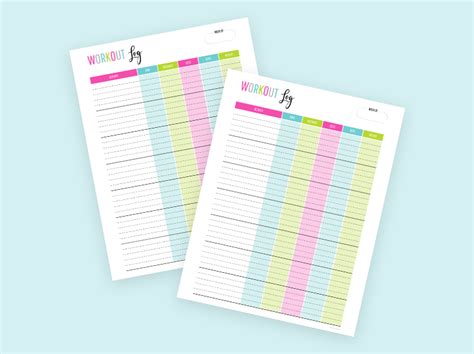 Maybe you would like to learn more about one of these? Weekly Exercise Tracker Printable/Workout Log