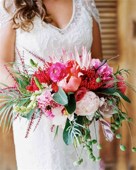 30 Amazing Protea Wedding Bouquets Martha Stewart