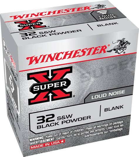 Winchester Ammo 32bl2p Super X Black Powder Blank 32 Sandw 50 Bx 100 Cs