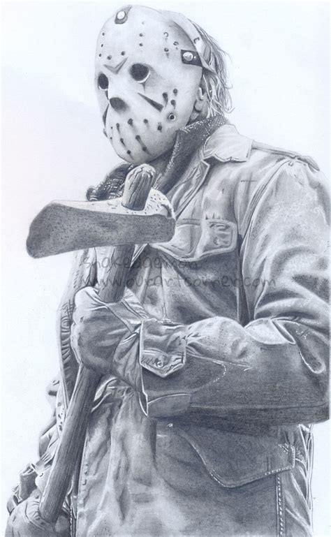 Jason Voorhees Drawing At Getdrawings Free Download