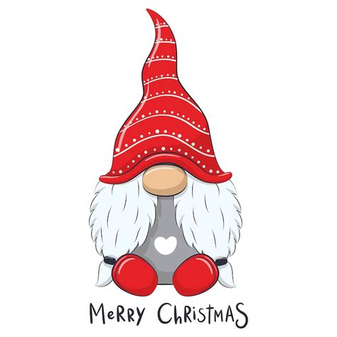 Christmas Gnome Clipart Eps Png Jpeg Nordic Gnome New Year