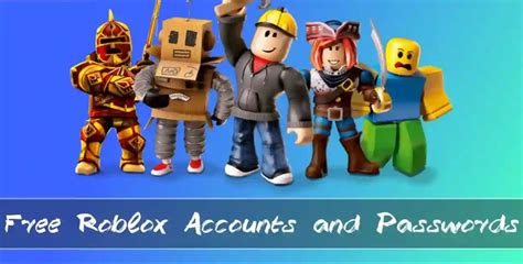 Free Roblox Accounts And Passwords 2023 Working List