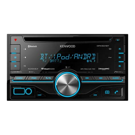Kenwood Dpx501bt Car Cd Receiver In Dash Double Din 50 Watts