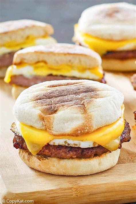 It can be used to make sausage patties if desired. McDonald's Sausage Egg McMuffin | CopyKat Recipes - Home ...