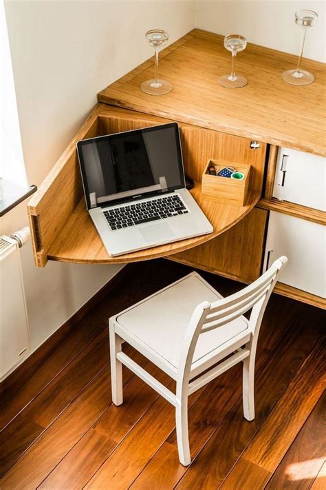 10 Space-Saving Fold-Down Desks | 50freshome in 2020 | Furniture for
