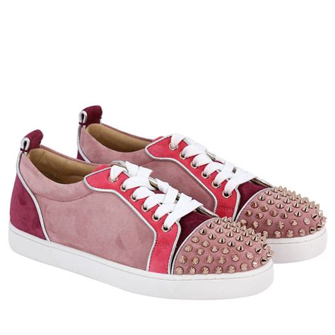 Christian Louboutin Shoes Women Pink Sneakers Christian Louboutin