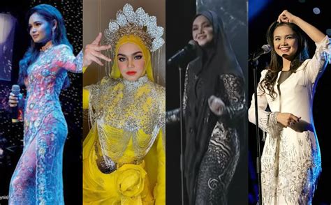 Koleksi Busana Pentas Datuk Seri Siti Nurhaliza Paling Cantik Pilihan Gempak Gempak