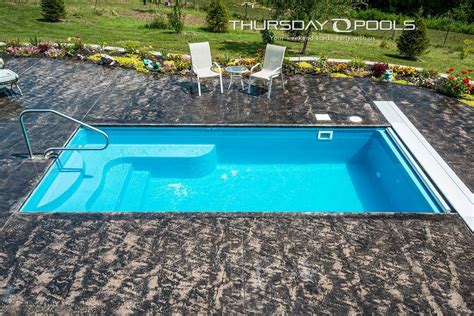 Awesome Small Fiberglass Pool Designs From Thursday Pools