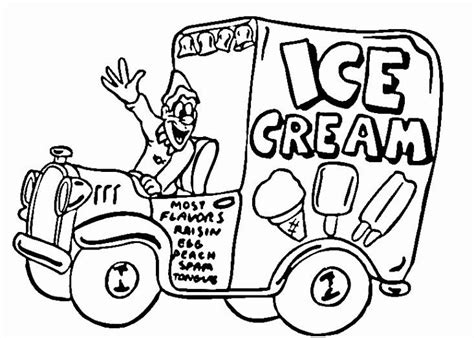 Go swimming, camping, eat ice cream, go to the beach. √ 32 Free Coloring Books by Mail | Truck coloring pages ...