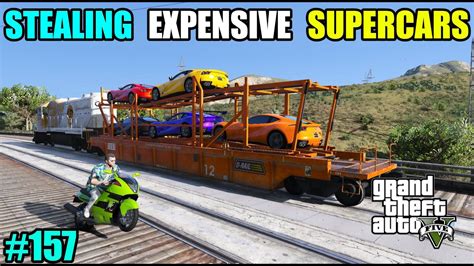 Gta 5 Stealing Most Expensive Cars From Train Techno Gamerz Gta 5