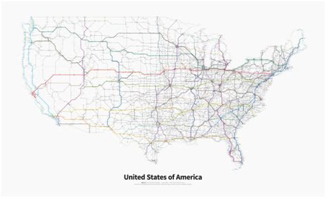 United States Map With Highways And Interstates United States Map