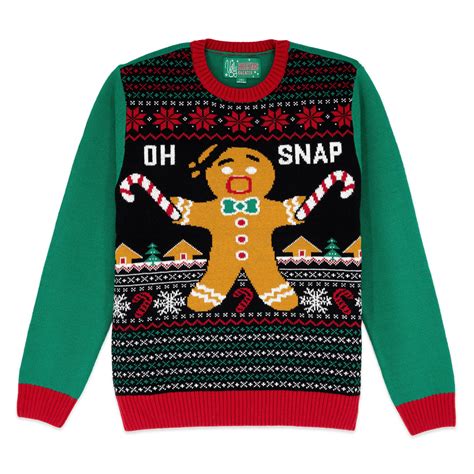 The Ugly Sweater Co Ugly Christmas Sweater For Holiday Fun Tacky Unisex Design Perfect Snug
