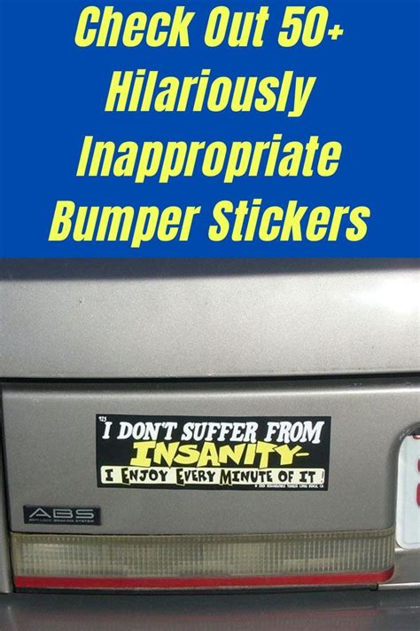 Funny Bumper Stickers Inappropriate Viral Pins Bumpers Hilarious