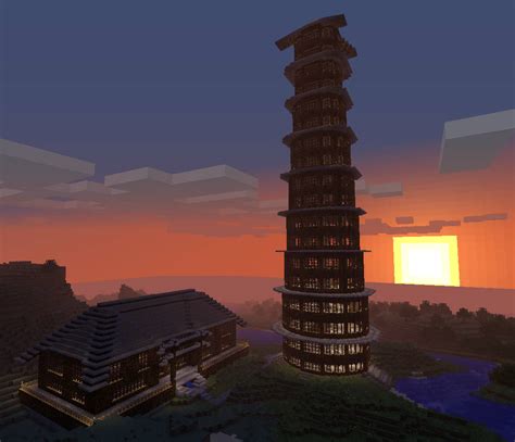 Minecraft Castle And Tower 02 By Spectraldraconicwolf On Deviantart