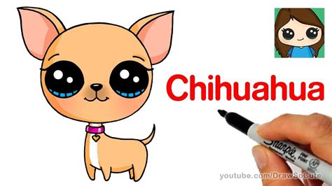 How To Draw A Chihuahua Easy Youtube