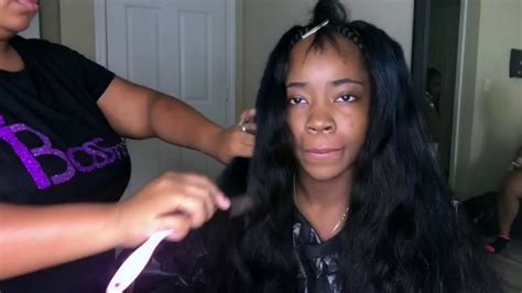 Watch Me Slay Natural Middle Part Sew In Youtube