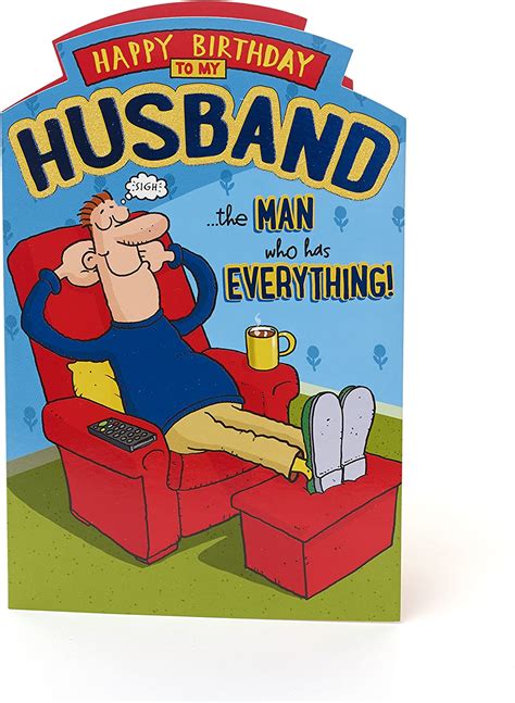 Husband Birthday Card Funny T Card For Him Birthday Ts For