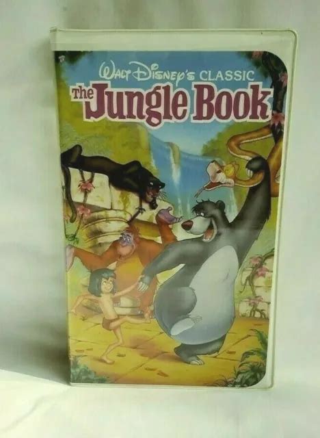 Walt Disneys The Jungle Book Vhs Black Diamond Edition Classic Rare C Eur