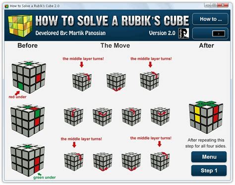 How To Solve A Rubiks Cube Application
