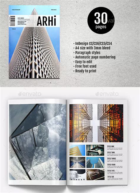 Architecture Magazine Templates 42 Free And Premium Downloads