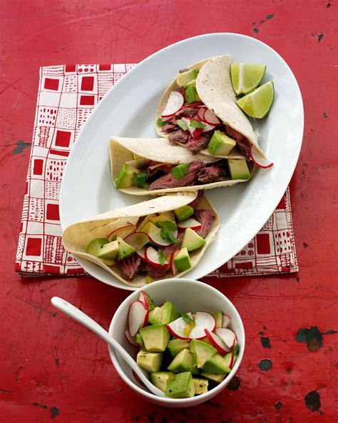 Enjoy These Steak Tacos That Are Packed With Radishes And Avocados For