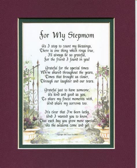 Stepmom Poem Stepmom T Stepmom Present Stepmom Etsy Step Mom Ts Step Moms Mothers