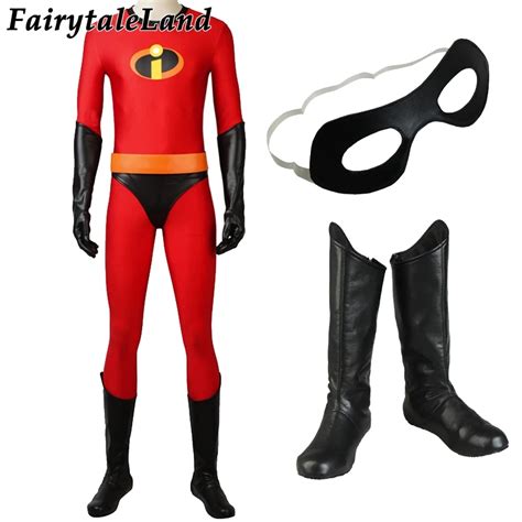 Mr Incredible Bob Parr Cosplay Costume Superhero Halloween Costumes The
