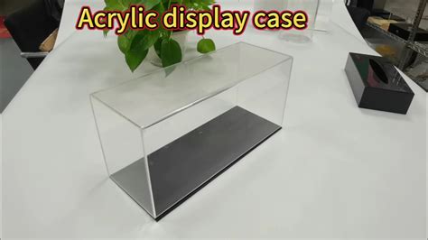 Disassembled Model Train Acrylic Display Casesblack Base Clear Cover