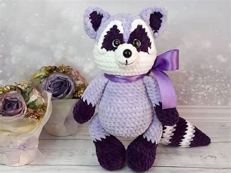 Crochet Plush Raccoon Free English Pattern Amigurumi Amigurumi Free Patterns