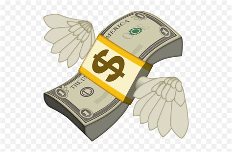 Ggbonus Flying Money Png Emojimoney With Wings Emoji Free Emoji