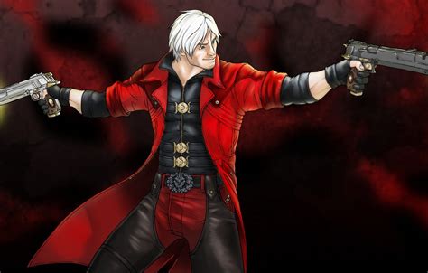 Wallpaper Hair Guns White Devil May Cry Dante Dmc Capcom Images