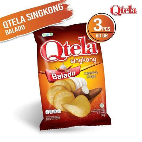 Irisan singkong kemudian digoreng dengan rasa asli asin dengan. Promo Qtela Singkong Balado 60 Gr - 3 Pcs - Kab. Tangerang ...