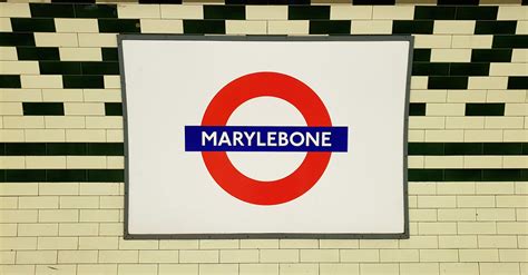 Marylebone Roundel And Tiles Marylebone Station Bakerloo Flickr